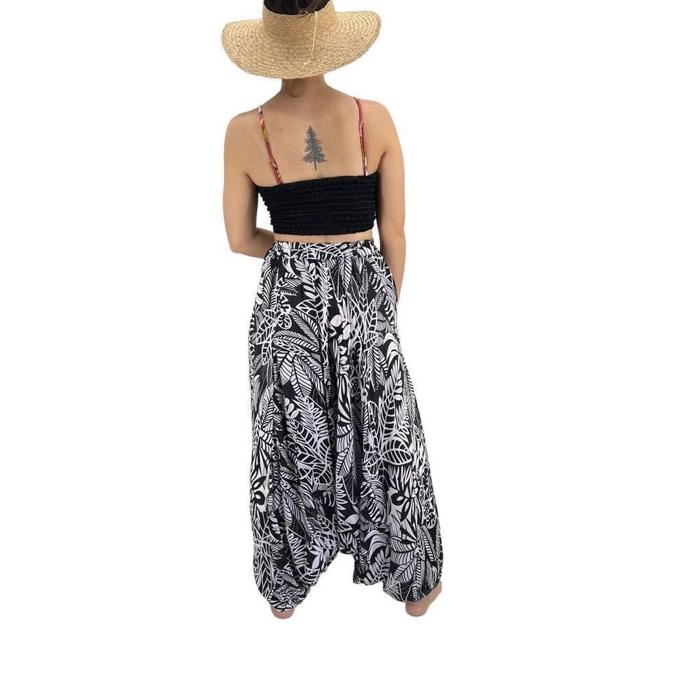 Apau ~ Gender Fluid Alladin Gypsy Shibori Tie Dyed Rayon Pants
